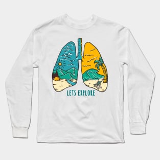 Lets Explore Long Sleeve T-Shirt